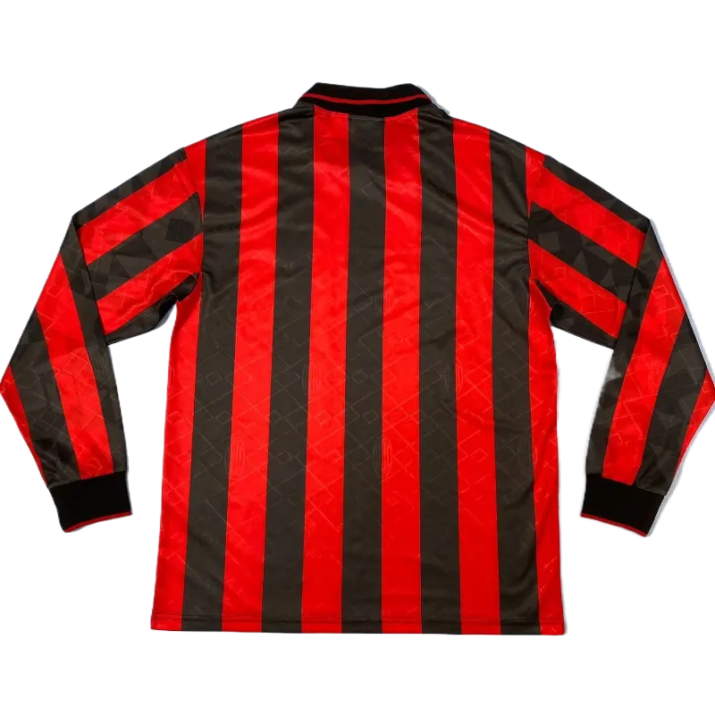 AC Milan Retro Long Sleeve Home Kit 94/95