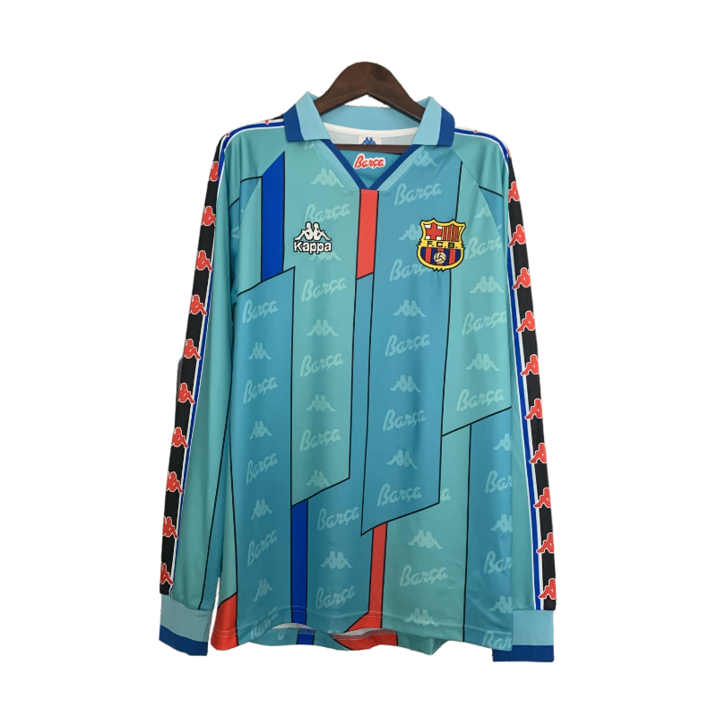 Barcelona Retro Long Sleeve Away Kit 96/97
