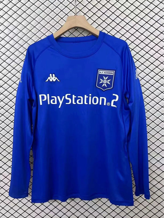 AJ Auxerre Retro Long Sleeve Away Kit 03/04