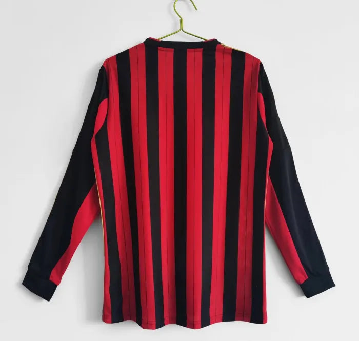 AC Milan Long Sleeve Retro Home Kit 13/14