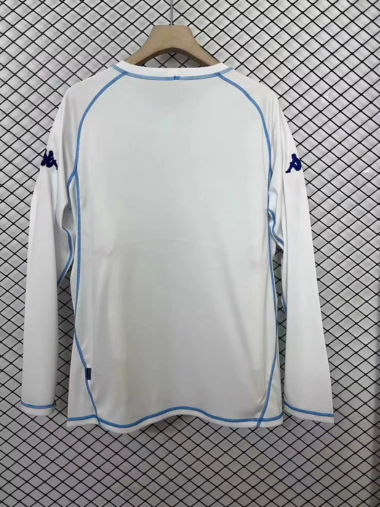 AJ Auxerre Retro Long Sleeve Home Kit 03/04