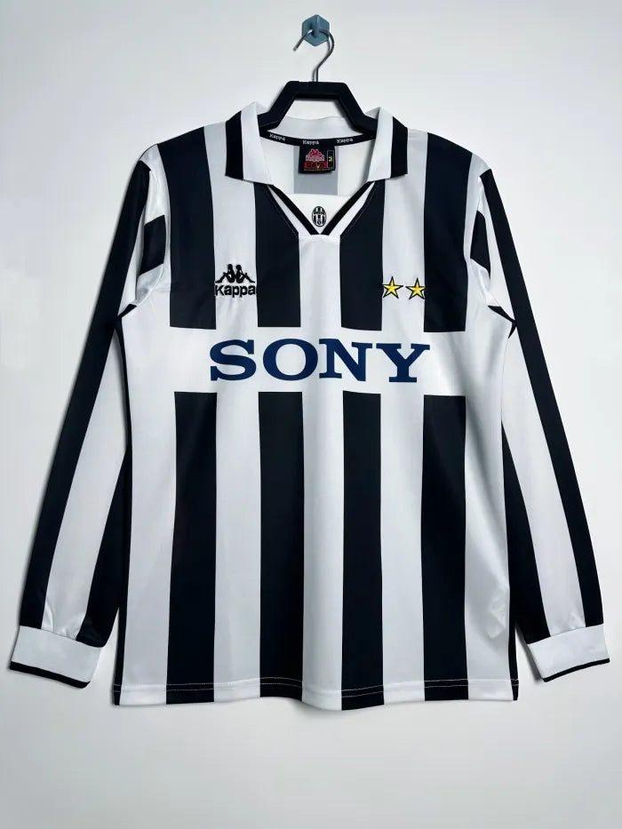 Juventus Retro Long Sleeve Home Kit 95/97