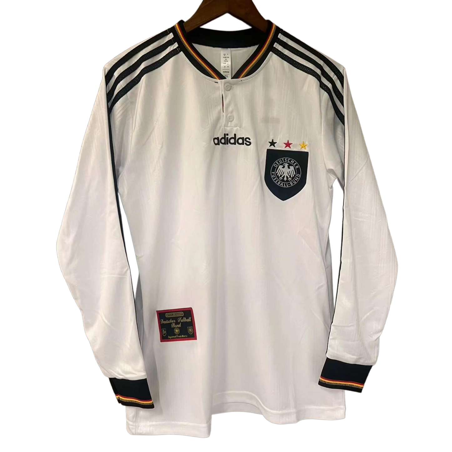 Germany Retro Long Sleeve Home Kit 96/97