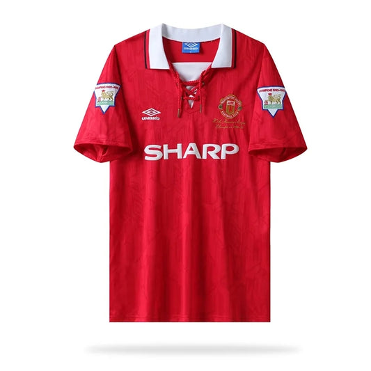 Manchester United Retro Home Kit 92/93 (Patches Included)