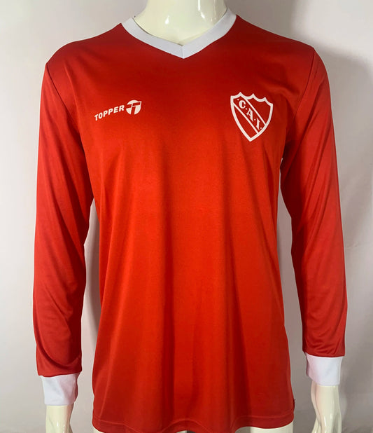 Atletico Independiente Retro Long Sleeve Home Kit 82/85
