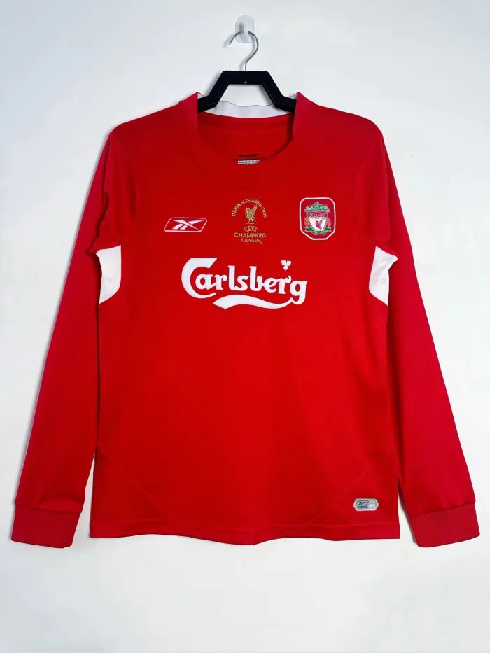 Liverpool Retro Long Sleeve Home Kit 04/05