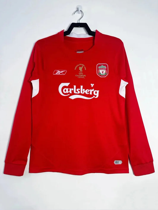 Liverpool Retro Long Sleeve Home Kit 04/05