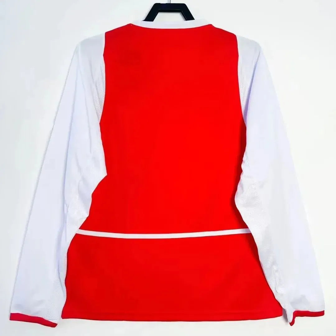 Arsenal Retro Long Sleeve Home Kit 02/04