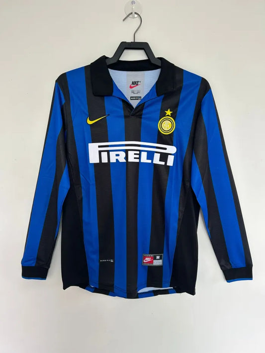 Inter Milan Retro Long Sleeve Home Kit 98/99