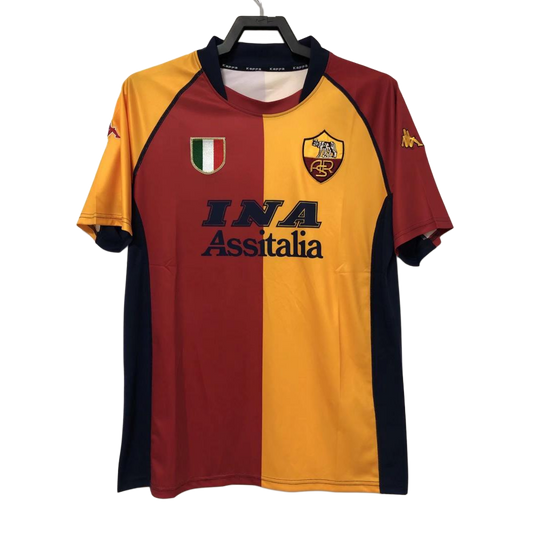 AS Roma Retro Home Kit 01/02