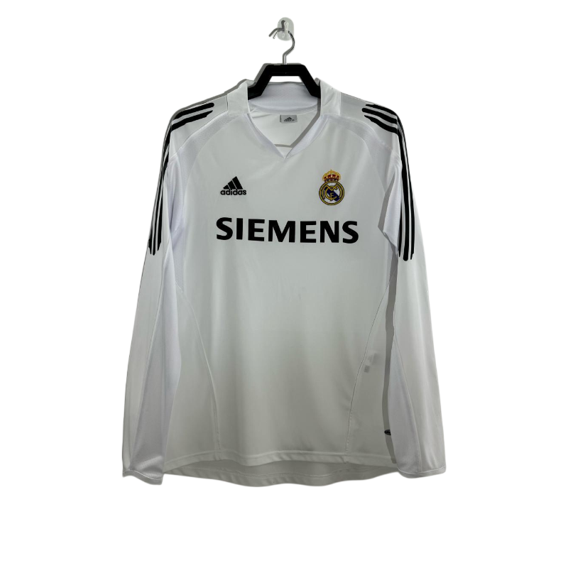 Real Madrid Retro Long Sleeve Home Kit 05/06