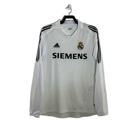 Real Madrid Retro Long Sleeve Home Kit 05/06