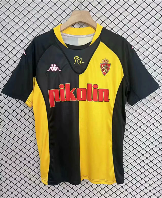 Real Zaragoza Retro Away Kit 00/01