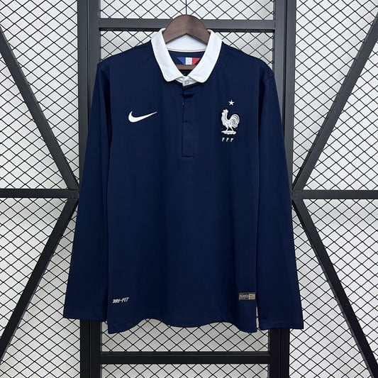 France Retro Long Sleeve Home Kit 14/15
