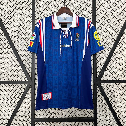 France Retro Home Kit (Patches Included) 96/97
