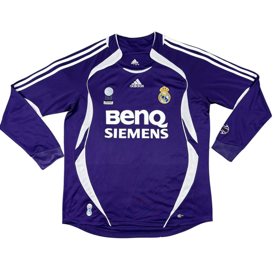 Real Madrid Retro Long Sleeve Away Kit 06/07