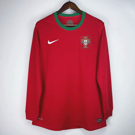 Portugal Retro Long Sleeve Home Kit 12/13