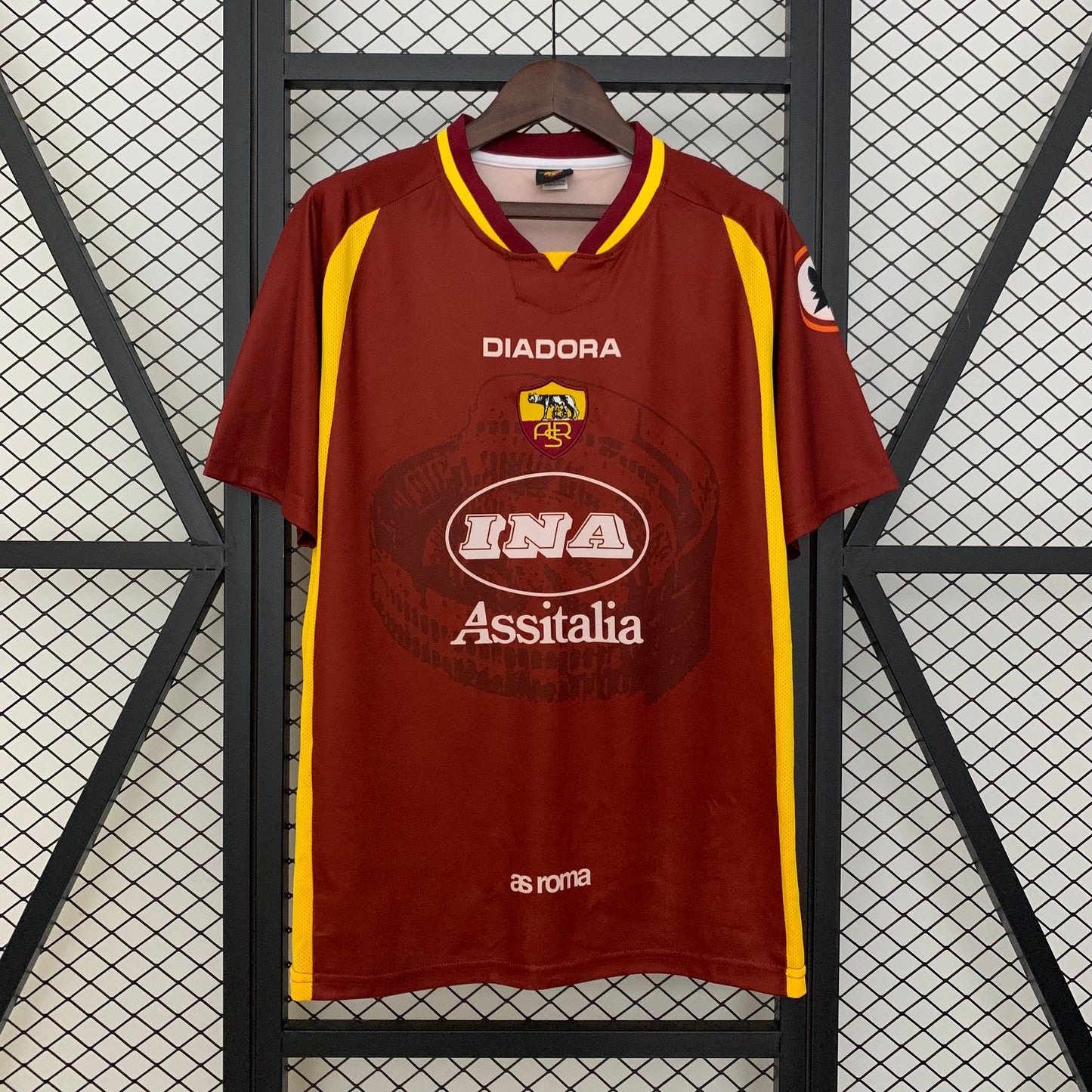 AS Roma Retro Home Kit 97/98