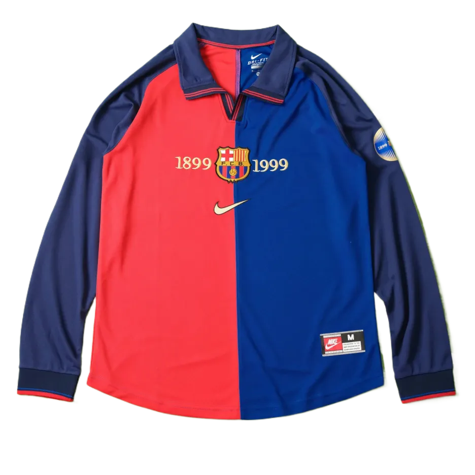 Barcelona Retro Long Sleeve 100th Anniversary Kit 99/00