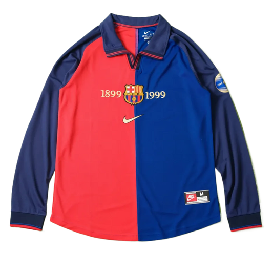 Barcelona Retro Long Sleeve 100th Anniversary Kit 99/00