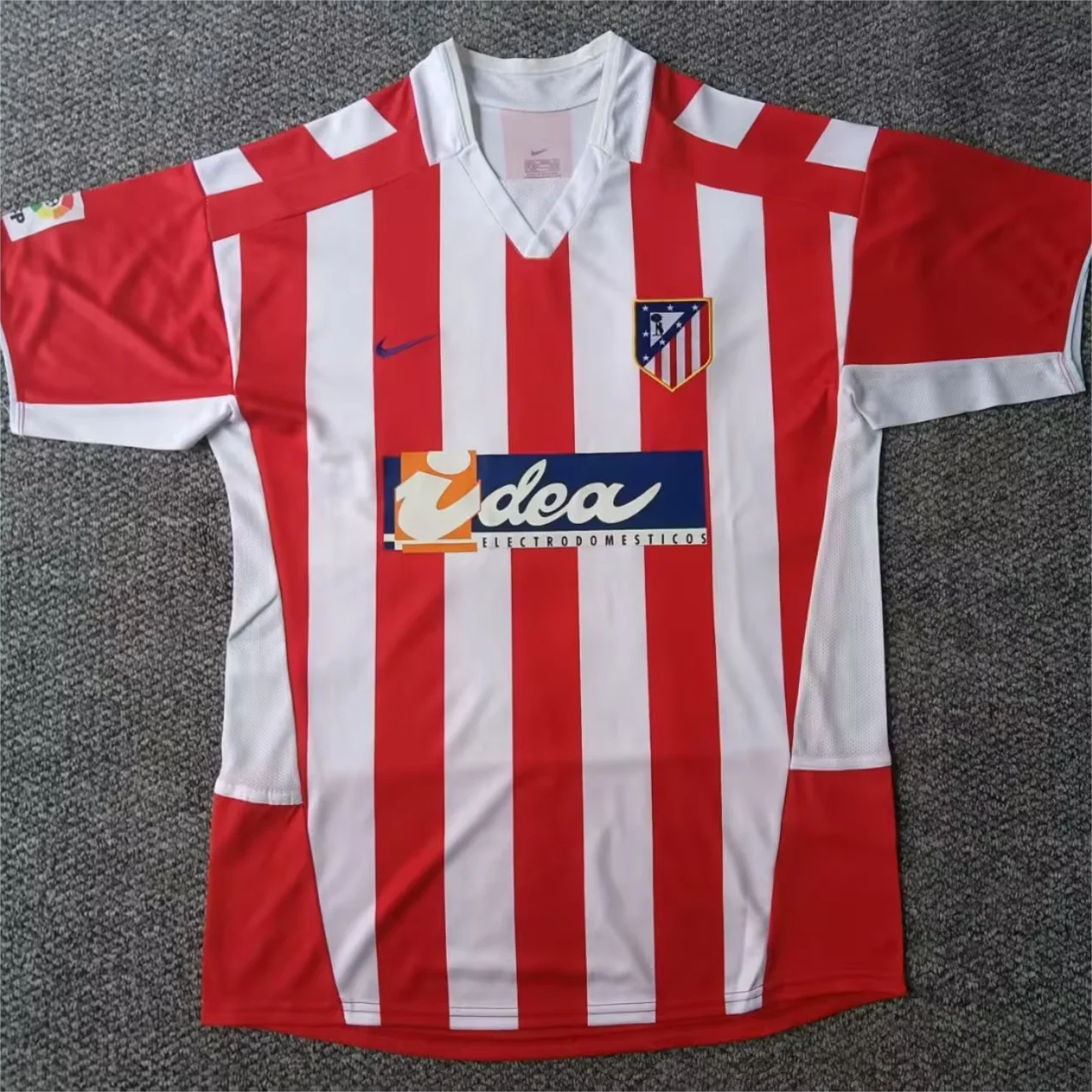 Atletico Madrid Retro Home Kit 02/03 (Laliga Patch Included)