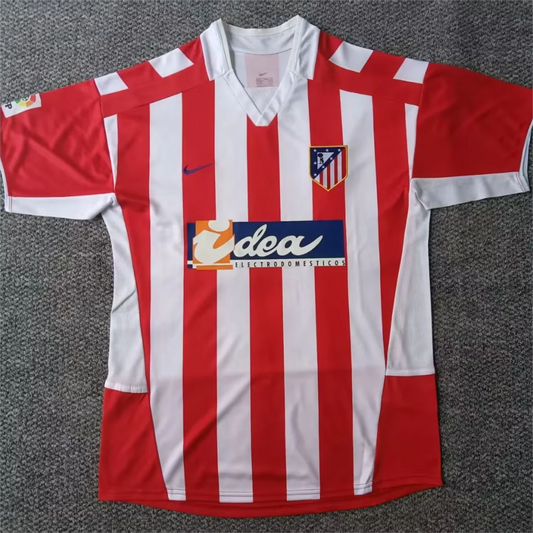 Atletico Madrid Retro Home Kit 02/03 (Laliga Patch Included)