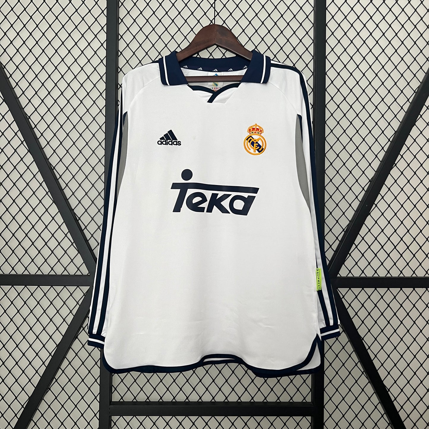 Real Madrid Retro Long Sleeve Home Kit 00/01