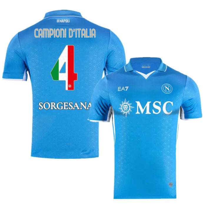 Napoli Italian Champions Home Kit 24/25