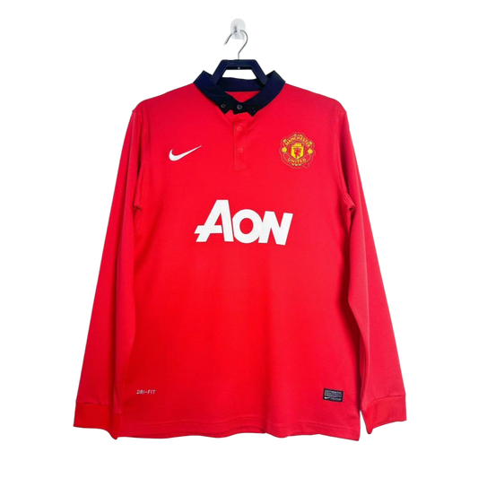 Manchester United Retro Long Sleeve Home Kit 13/14