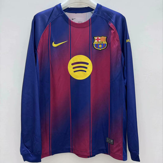 Barcelona Long Sleeve Home Kit 25/26
