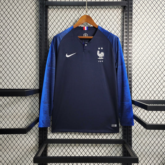 France Retro Long Sleeve Home Kit 18/19