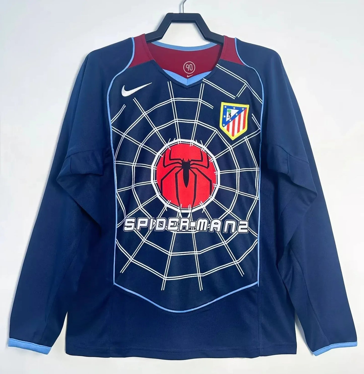 Atletico Madrid Retro Long Sleeve Away Kit 04/05