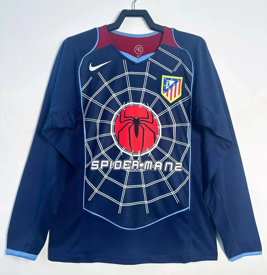 Atletico Madrid Retro Long Sleeve Away Kit 04/05