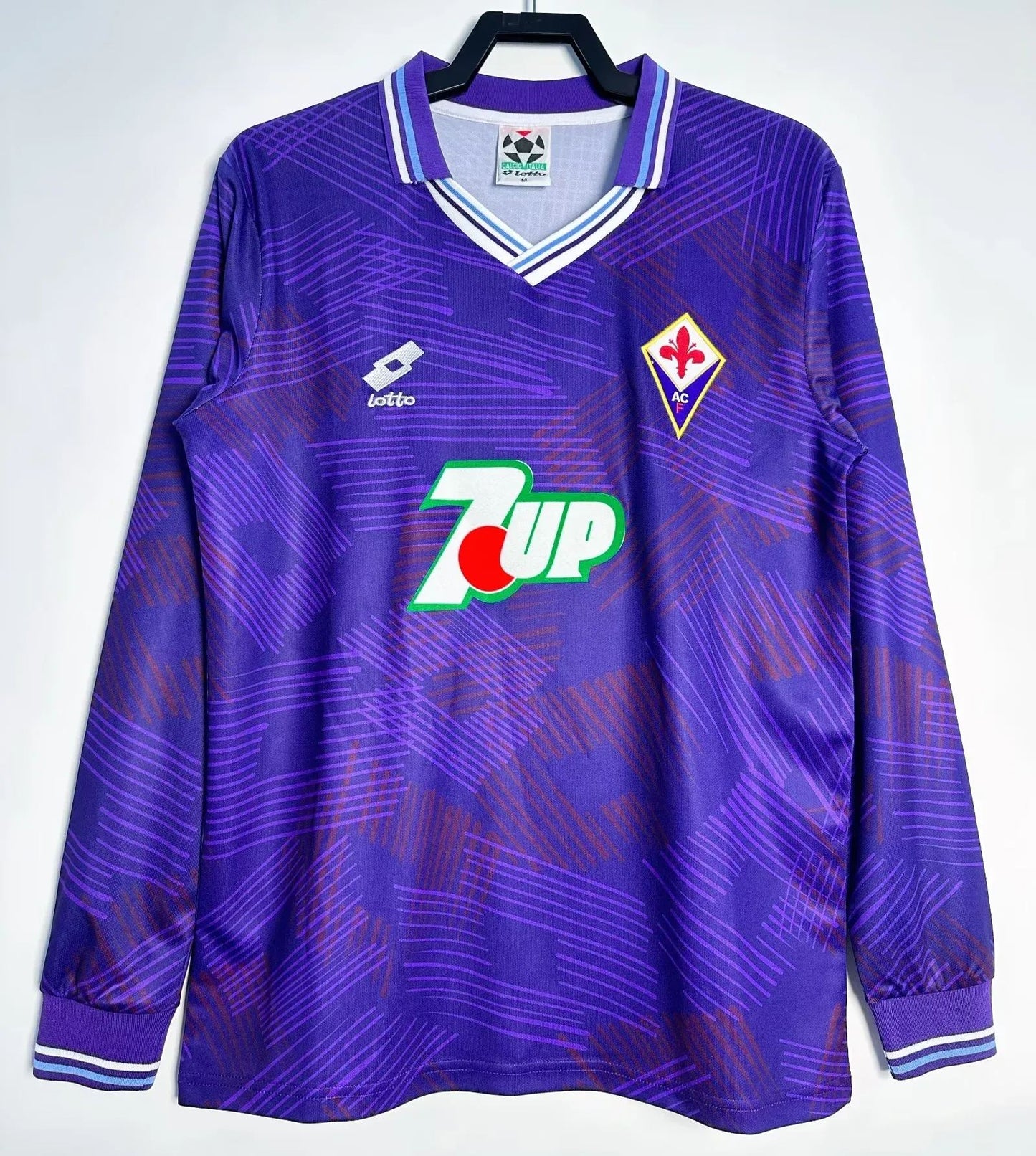 Fiorentina Retro Long Sleeve Home Kit 92/93