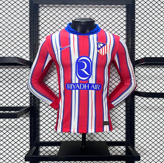 Atletico Madrid Long Sleeve Home Kit 24/25
