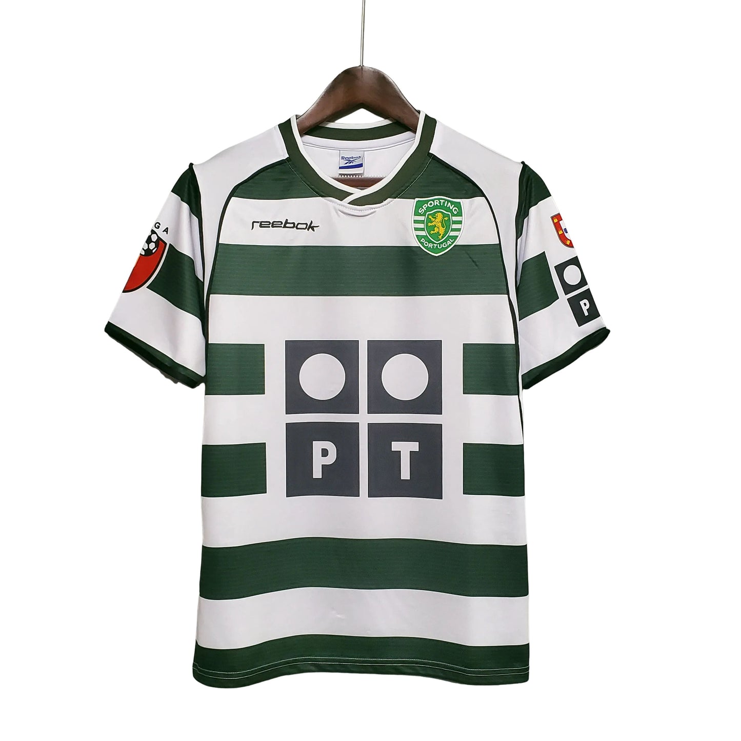 Sporting Lisbon Retro Home Kit 01/03