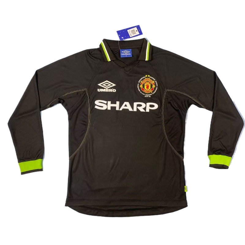 Manchester United Retro Long Sleeve Third Kit 98//99