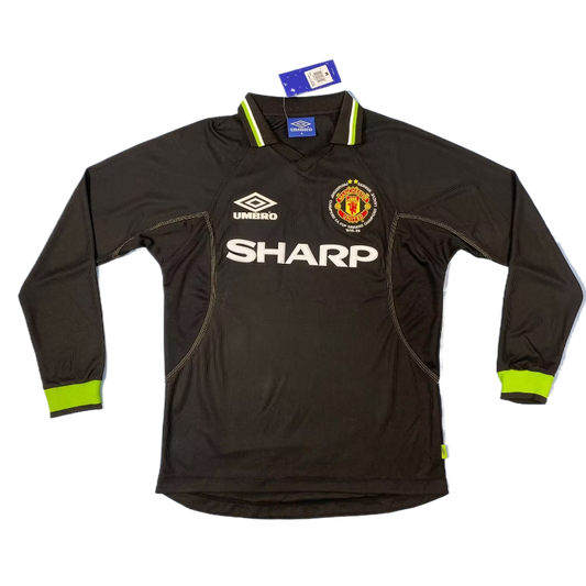 Manchester United Retro Long Sleeve Third Kit 98//99