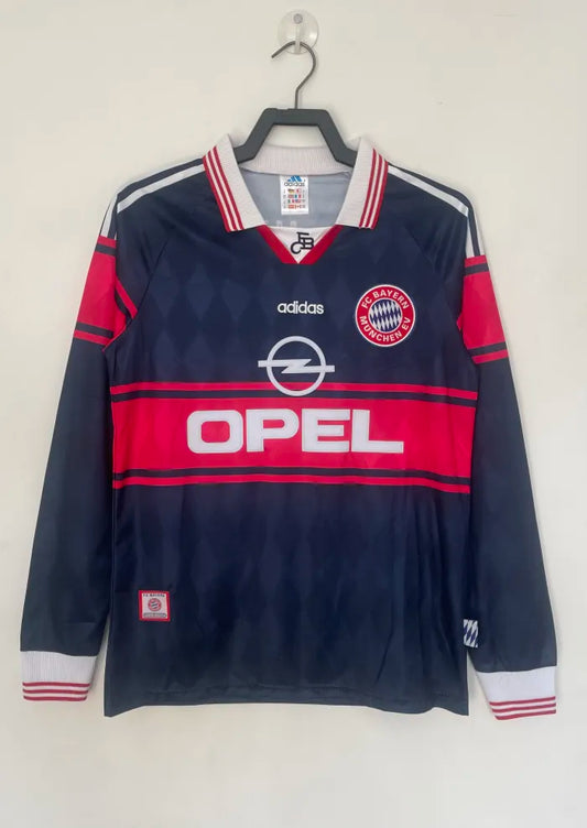 Bayern Munich Retro Long Sleeve Home Kit 97/99