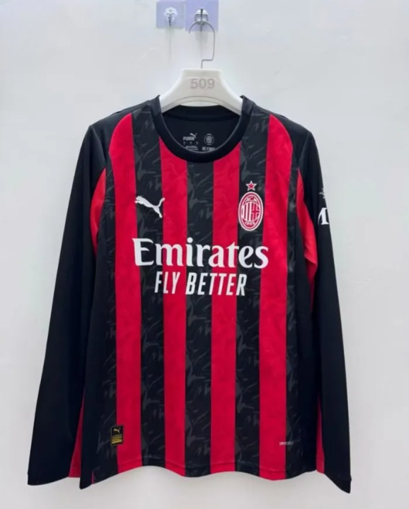 AC Milan Long Sleeve Home Kit 25/26