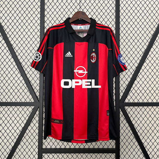AC Milan Retro Home Kit 00/01