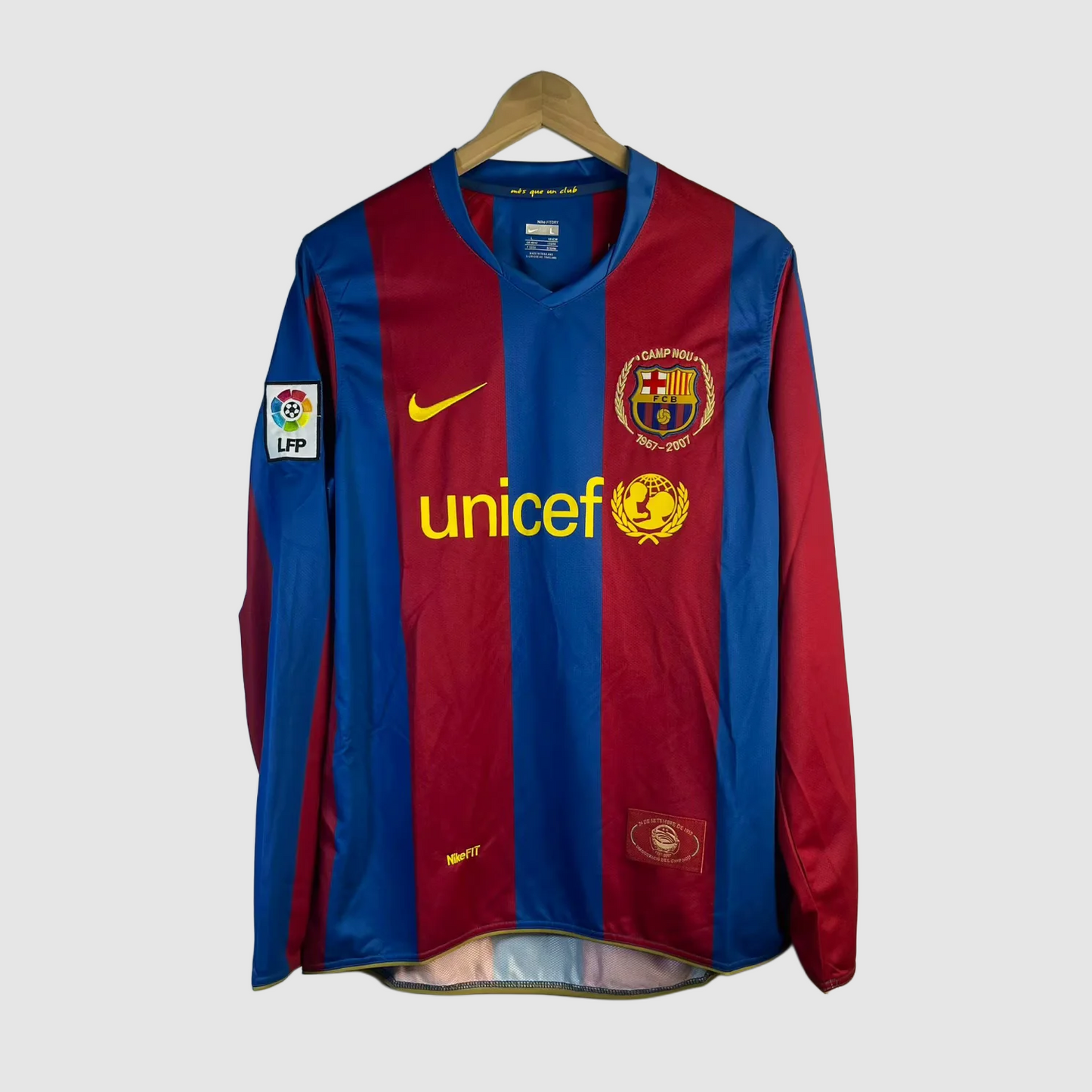 Barcelona Retro Home Kit 07/08 (Laliga Patch Included)