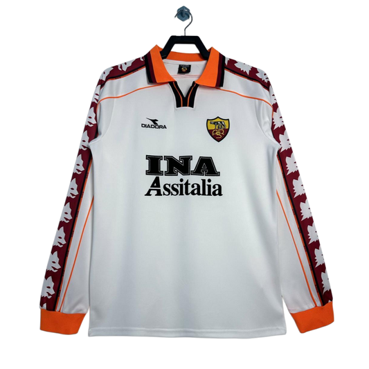 AS Roma Retro Long Sleeve Away Kit 98/99