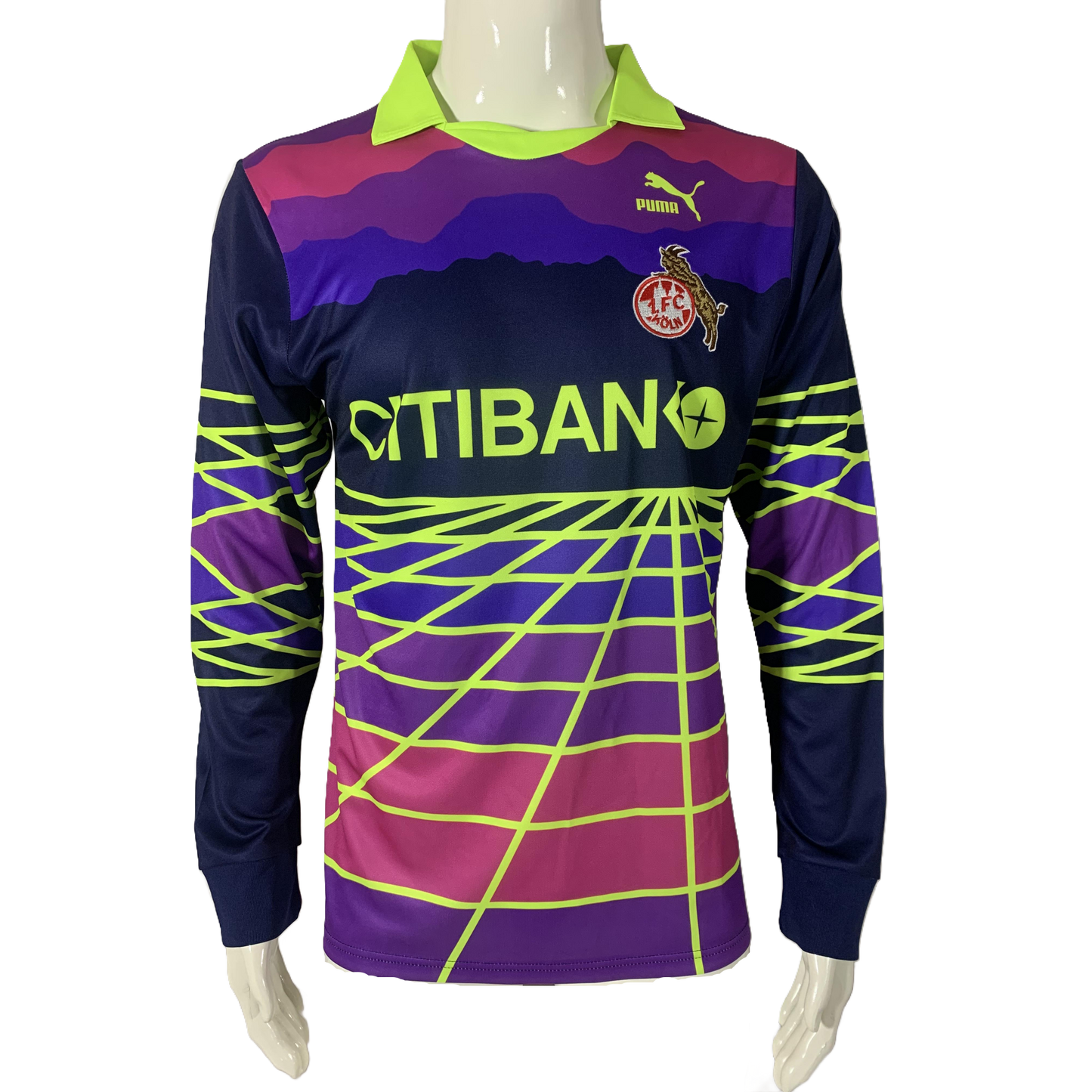 Retro FC Köln Long Sleeve Goalkeeper Kit 91/92
