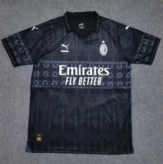AC Milan X PLEASURES Special Black Edition Kit 23/24