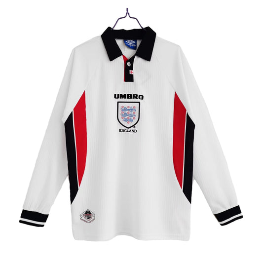 England Retro Long Sleeve Home Kit 98/99