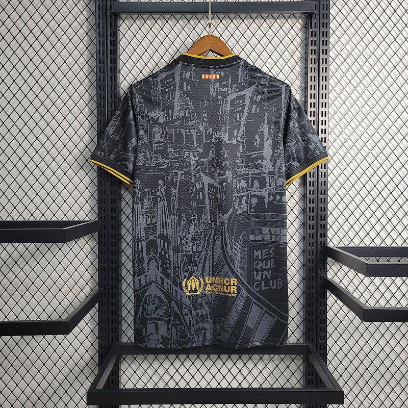 Barcelona Black & Gold Special Third Kit 23/24