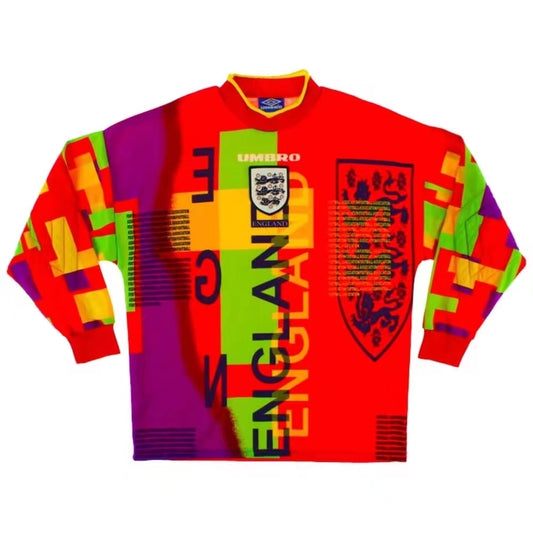 England Retro Long Sleeve Goalkeeper Kit 96/97