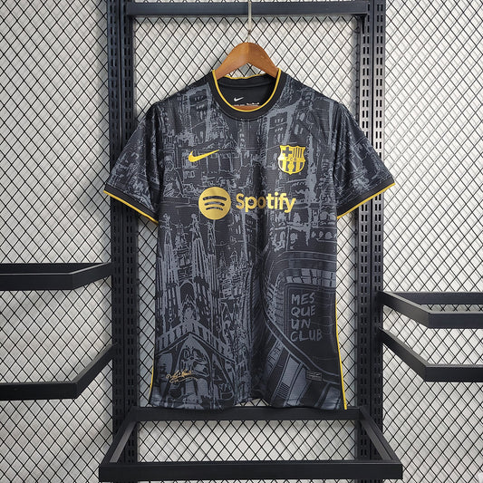 Barcelona Black & Gold Special Third Kit 23/24