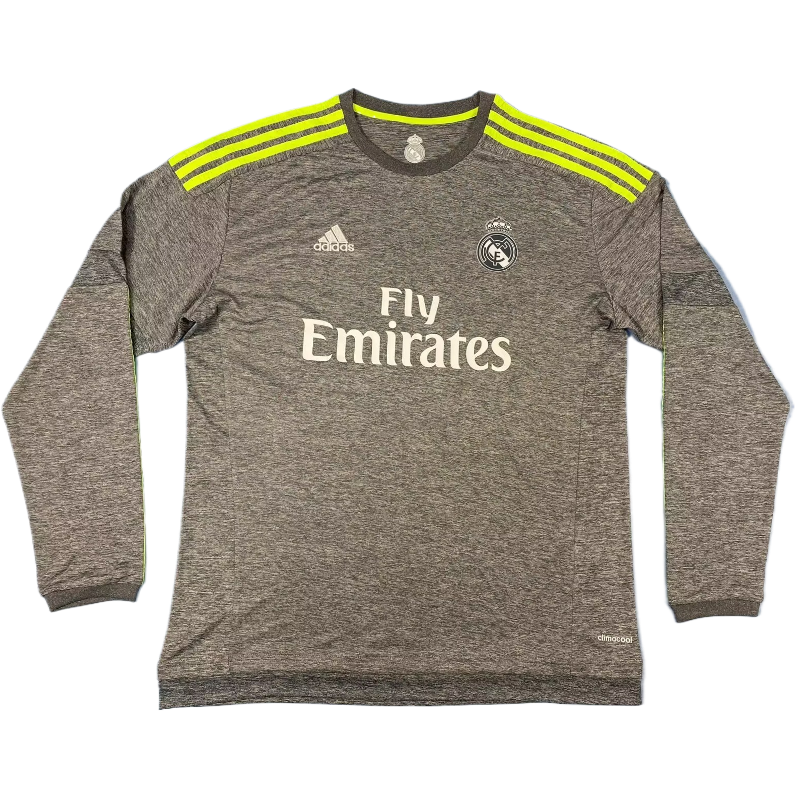 Real Madrid Retro Long Sleeve Away Kit 15/16